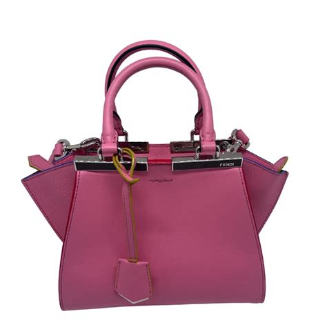 fendi mini 3jours pink|FENDI Vitello Dolce Mini 3jours Tote Pink .